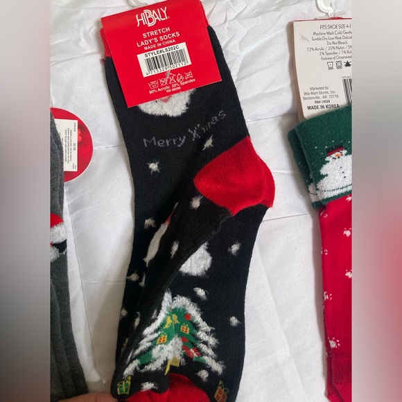 NWT 4 Holiday themed casual socks set 3 Adult 1 youth - Picture 5 of 6